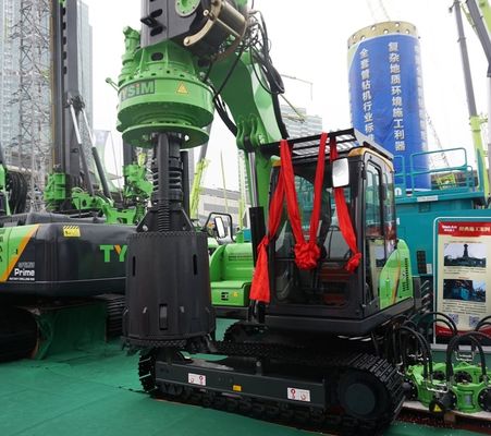 Qualité  CE Small Rotary Piling Rig For 10m Depth 1000mm Diameter Drilling TYSIM KR40A usine