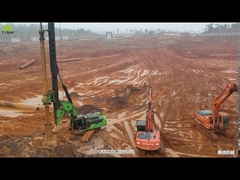 Foreuse rotative TYSIM KR220C avec châssis CAT