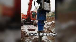 Forage hydraulique de schiste d'argile de la tarière 500mm de Tysim