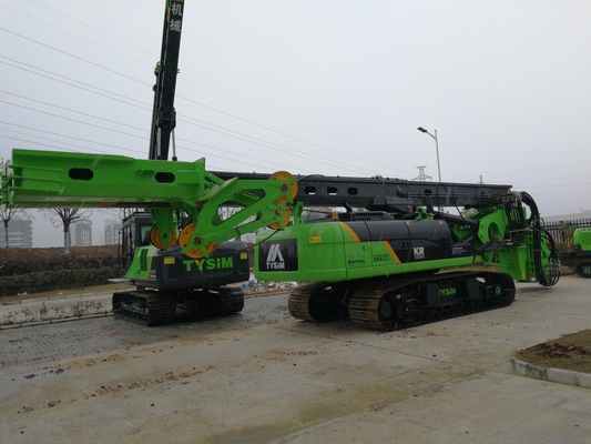 Machine de forage rotative de forage à 220kN.M KR220C 66t Profondeur de forage 64 / 51m 35 Mpa