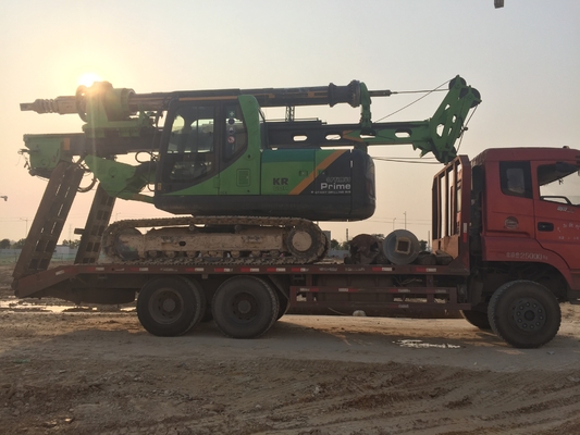 Cummins F3.8 Piling rig rotatif 2200 tours par minute 100kN Force de poussée du cylindre de foule Piling rig rotatif