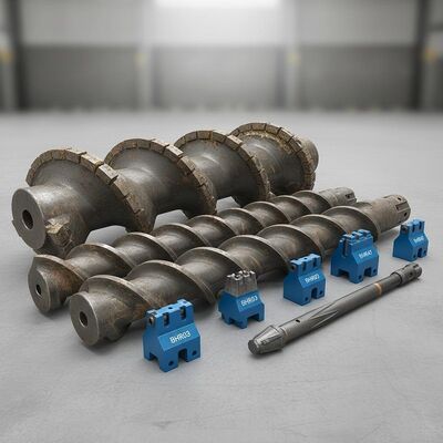 Outils de forage de fondation avec une plage de diamètre de 600 à 3000 mm et porte-outils Betek BHR03, BHR47 pour les projets de construction