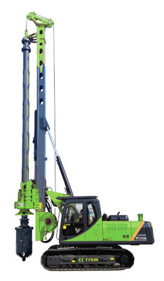 Pelle rotative électrique avec un couple de 90 kN.m, une profondeur de 45 m, zéro émission pour la construction de fondations urbaines
