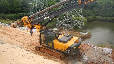 Machine de pilonnage à 3,9 MPa, pression pilote 94,3 tonnes, capacité et couple maximal de 150 KN.m pour le fond de forage