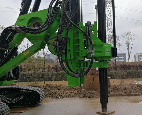 Hydraulic Piling Rig with 108 L Displacement and 54 T Transport Weight for Up To 30 Meters Drilling Depth