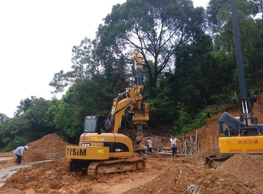 empilant le treuil principal du couple 45kN.m de Max. Depth 10m Max. Diameter 1000mm Tysim KR40A de location d'installation pour tirer la force 4.5t